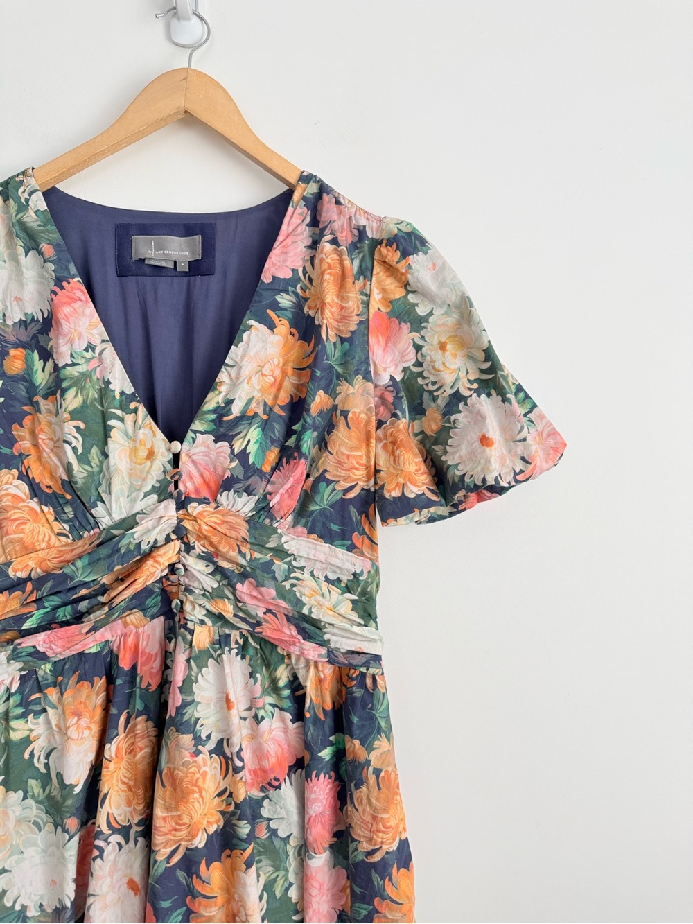 Anthropologie The Katerina Floral Button-Front Dress - Picture 6 of 11